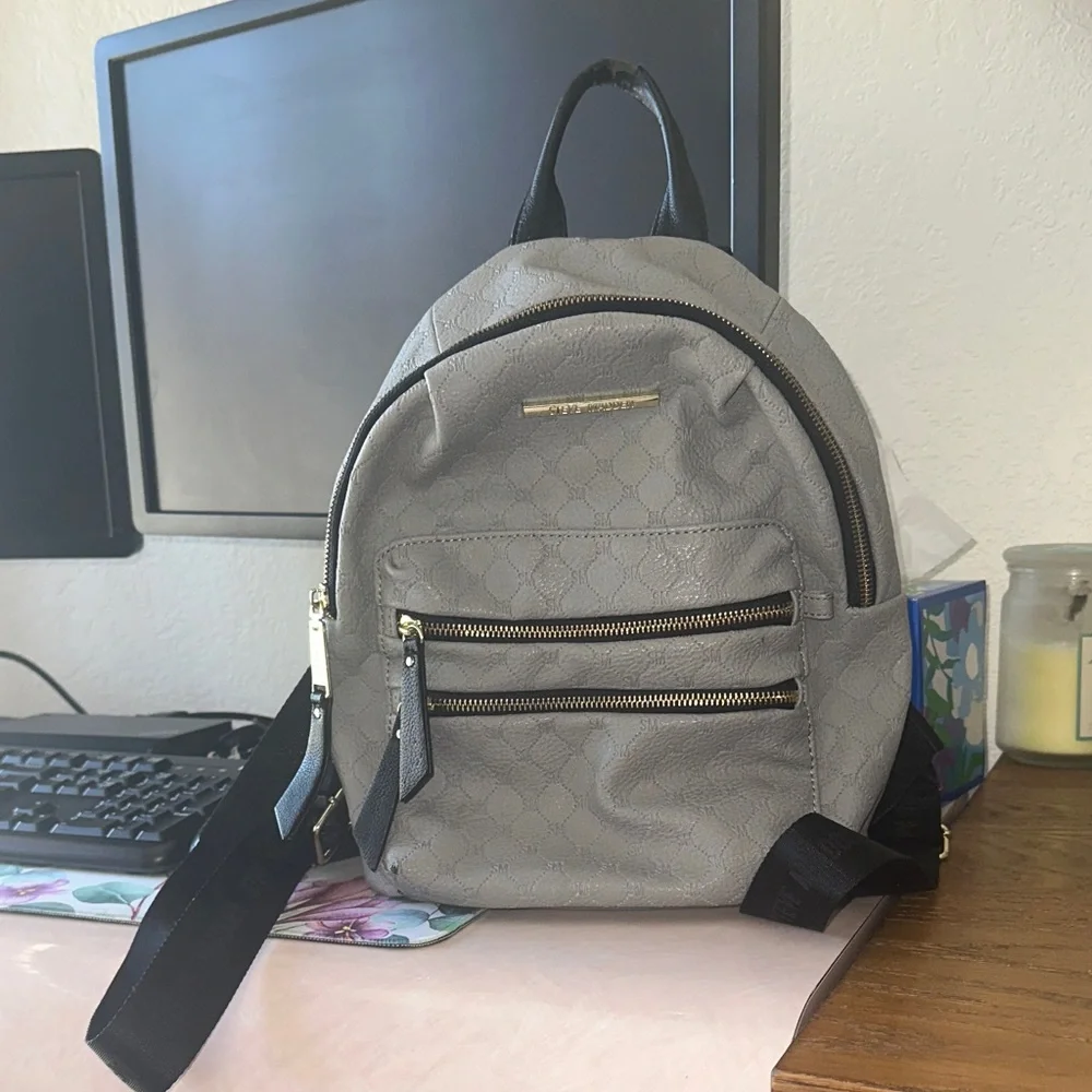 Steve Madden Mini Gray Backpack - Picture 1 of 16